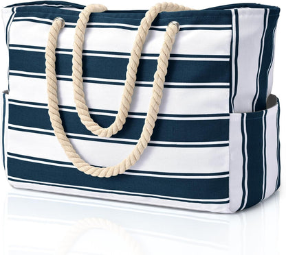 SandAway | Waterproof Beach Tote with Large Capacity & Pockets | Organized Design for Stress-Free Adventures