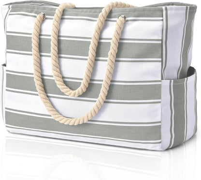 SandAway | Waterproof Beach Tote with Large Capacity & Pockets | Organized Design for Stress-Free Adventures
