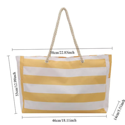 SandAway | Waterproof Beach Tote with Large Capacity & Pockets | Organized Design for Stress-Free Adventures