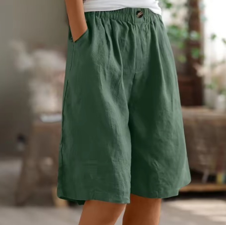 Renee™ Comfort Shorts — Relaxed Fit Elastic Waist Women's Shorts 9
