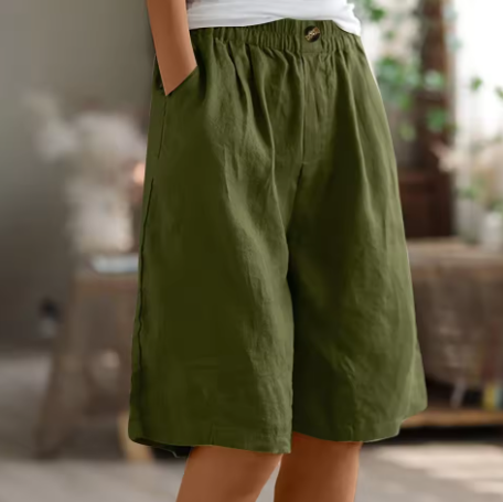 Renee™ Comfort Shorts — Relaxed Fit Elastic Waist Women's Shorts 1