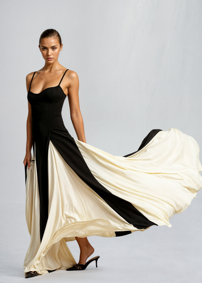 Serena Collection | Elegant Maxi Dress with Soft Drape | Flattering Long Dress for Day to Evening Wear