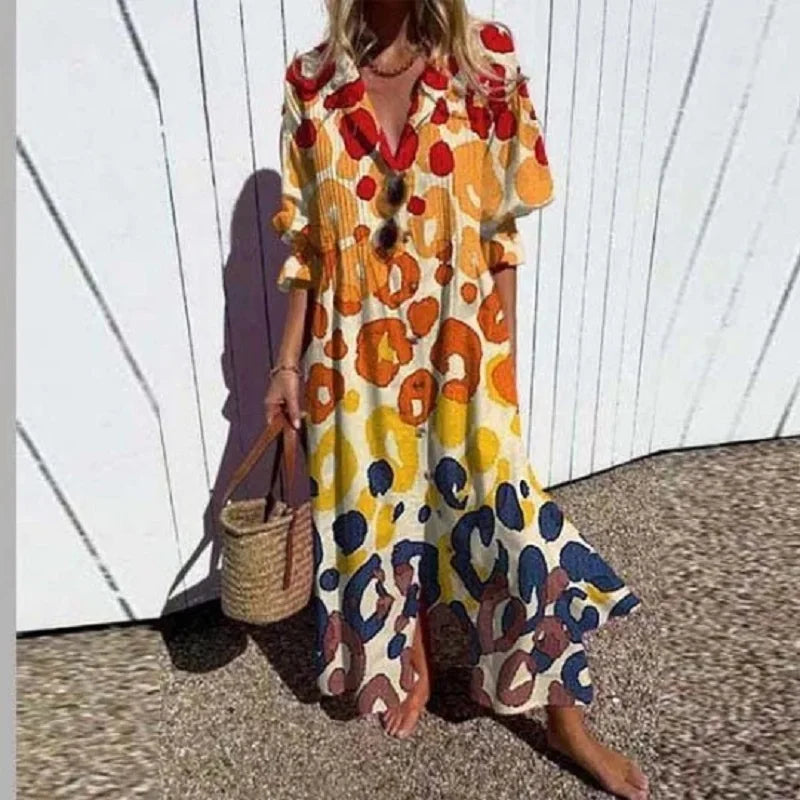 Fleuria™ Boho Floral Maxi Dress — Lightweight & Flowing 2