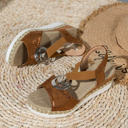 Stylish Comfort | Women's Sandals with Cushioned Footbed | Orthopedic Design for All-Day Wear