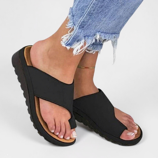 Summer Comfort | Women's Sandals with Orthopedic Toe Split Design | Breathable Style for Warm Days
