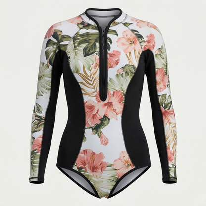 Tropical Wave | Women's Surf Suit with UV Protection & Quick-Dry Fabric | Stylish Swimwear for Active Water Sports