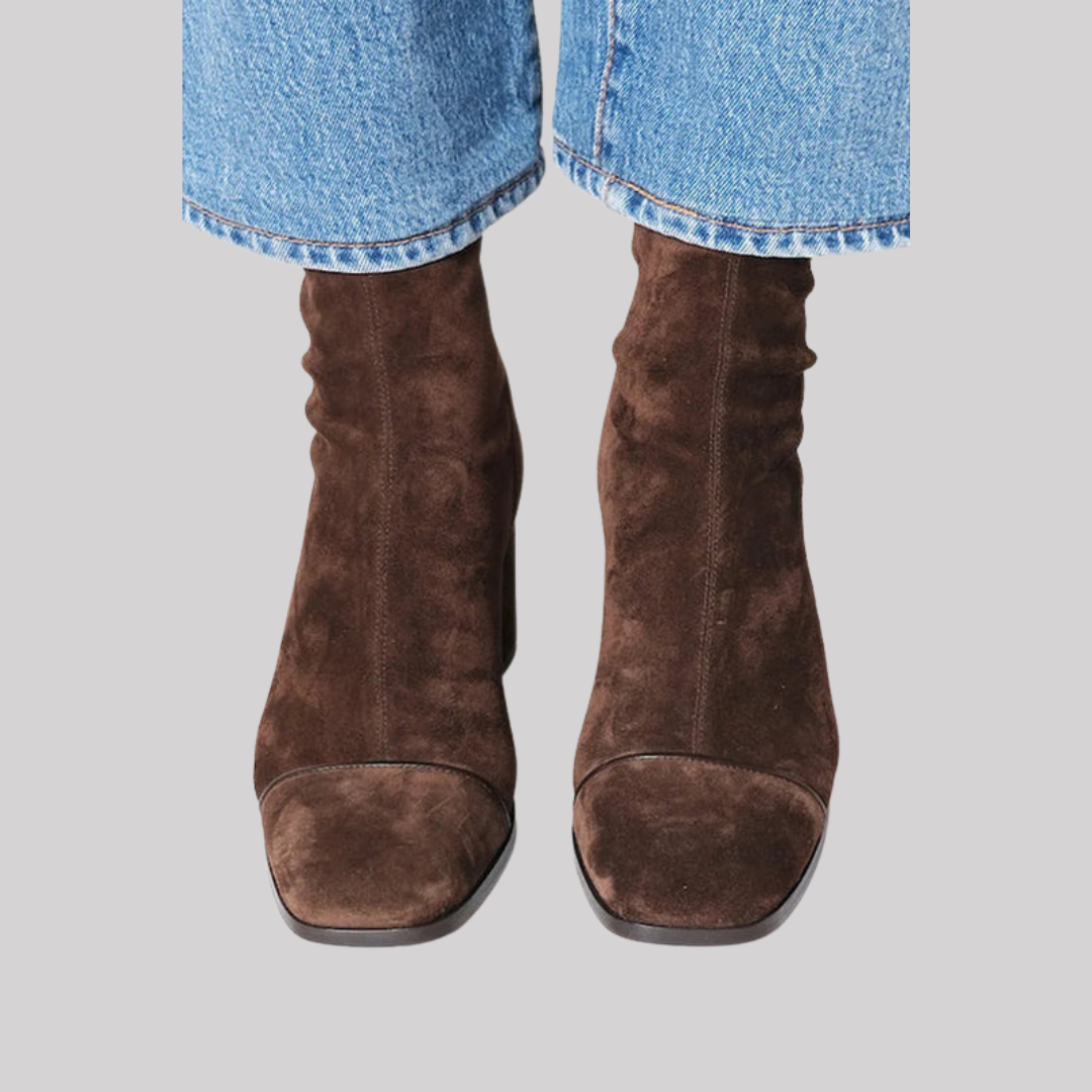 Elegant Collection | Heeled Ankle Boots with Block Heel Design | Versatile Style for All-Day Comfort
