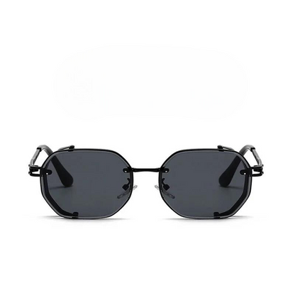 Vintage Steampunk Sunglasses with Polarized Lenses | Durable Aluminum Frame for Ultimate UV Protection