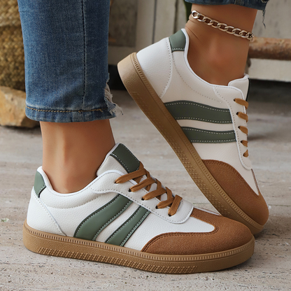 Zippa Retro Sneakers | Lightweight Leather & Suede Design with Cushioned Soles | Street-Ready Comfort