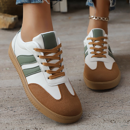 Zippa Retro Sneakers | Lightweight Leather & Suede Design with Cushioned Soles | Street-Ready Comfort
