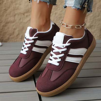 Zippa Retro Sneakers | Lightweight Leather & Suede Design with Cushioned Soles | Street-Ready Comfort