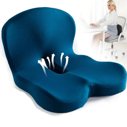 Memory Foam Seat Cushion — Ergonomic Posture Support 9