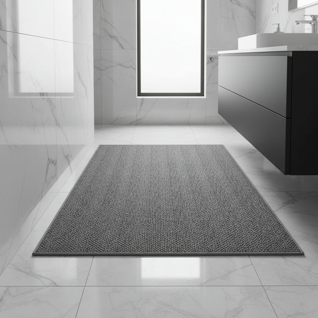 Geometric Absorbent Doormat — Quick-Dry Moisture Control 1