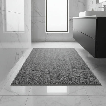 Geometric Absorbent Doormat — Quick-Dry Moisture Control 1
