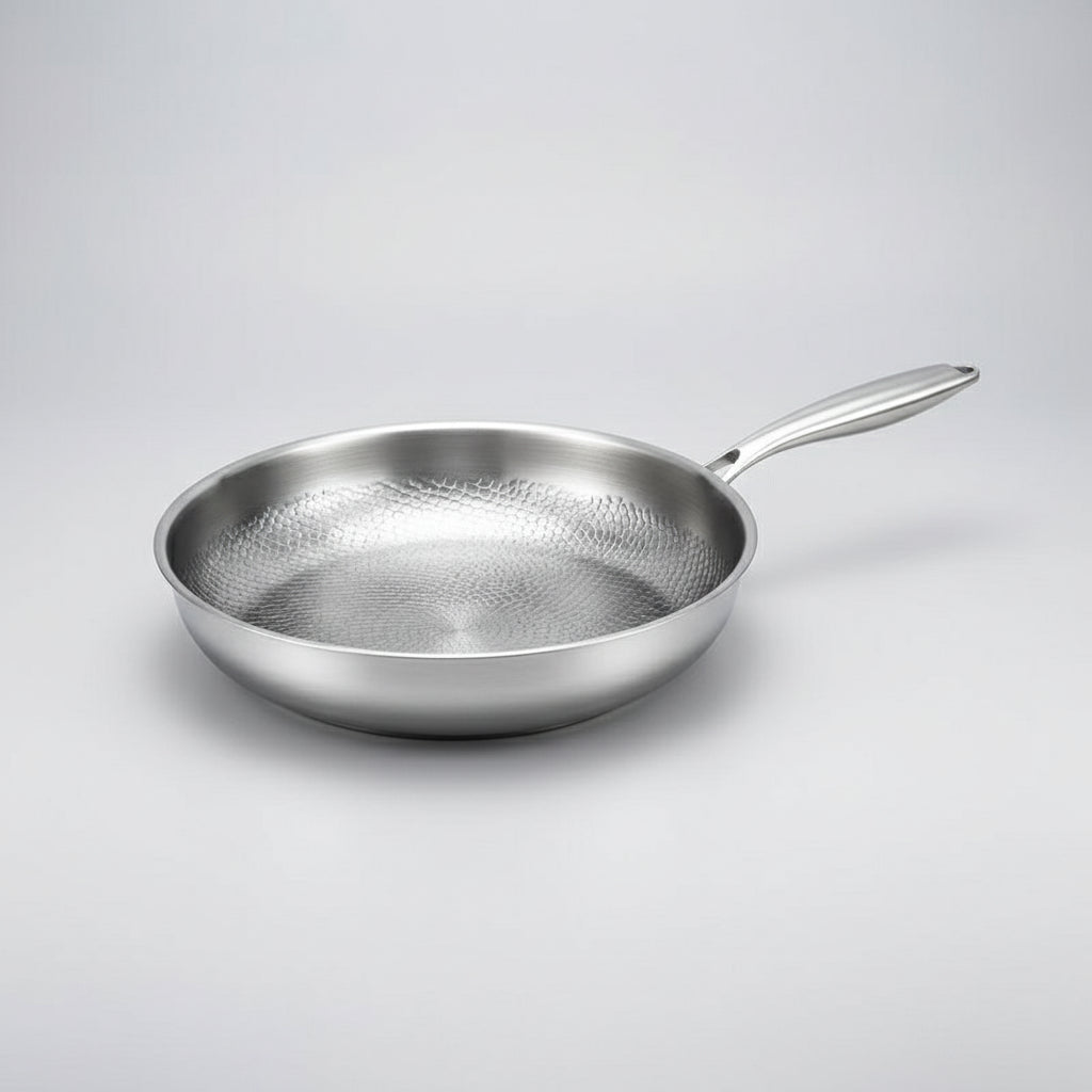 Hammered Titanium Non-Stick Frying Pan — Induction Ready 10