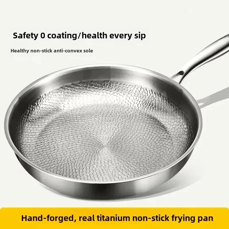 Hammered Titanium Non-Stick Frying Pan — Induction Ready 4
