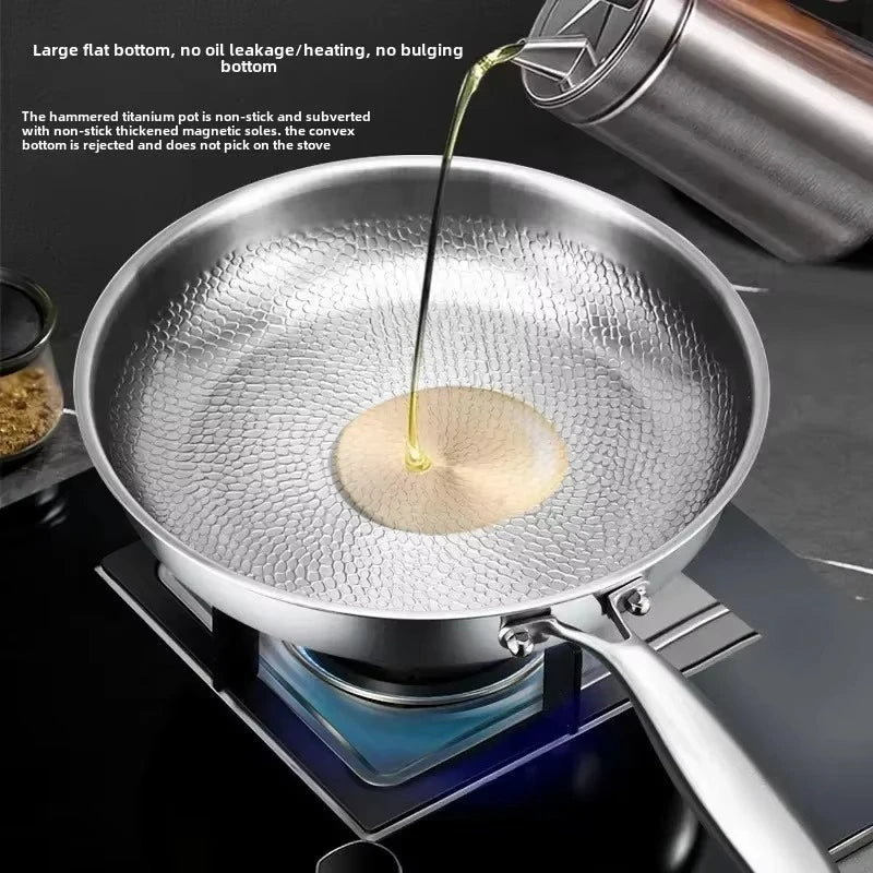 Hammered Titanium Non-Stick Frying Pan — Induction Ready 6