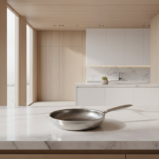 Hammered Titanium Non-Stick Frying Pan — Induction Ready 1