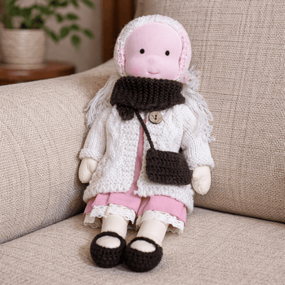 Handmade Waldorf Doll — Cotton & Plush Creative Play Toy 10