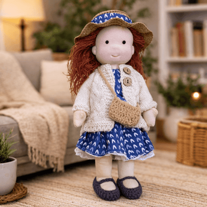 Handmade Waldorf Doll — Cotton & Plush Creative Play Toy 13