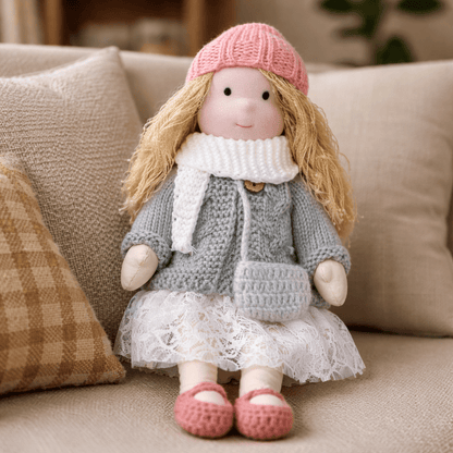Handmade Waldorf Doll — Cotton & Plush Creative Play Toy 16