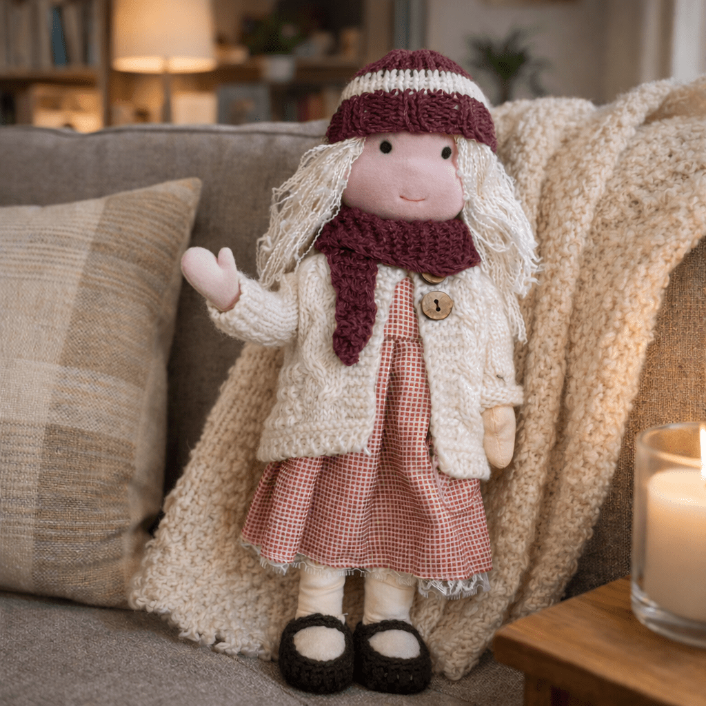 Handmade Waldorf Doll — Cotton & Plush Creative Play Toy 26