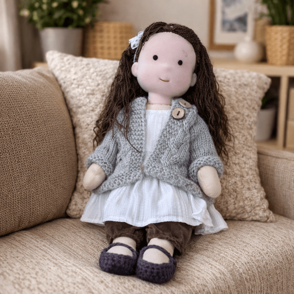 Handmade Waldorf Doll — Cotton & Plush Creative Play Toy 29