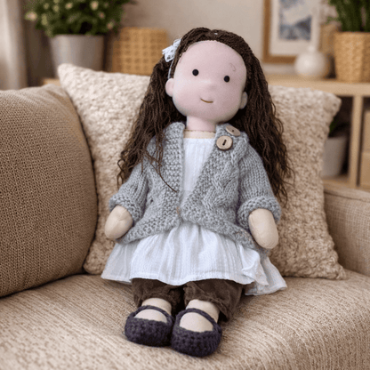 Handmade Waldorf Doll — Cotton & Plush Creative Play Toy 29