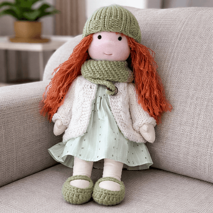 Handmade Waldorf Doll — Cotton & Plush Creative Play Toy 2