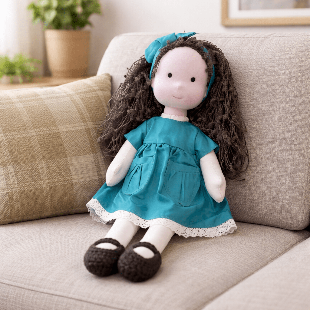 Handmade Waldorf Doll — Cotton & Plush Creative Play Toy 30