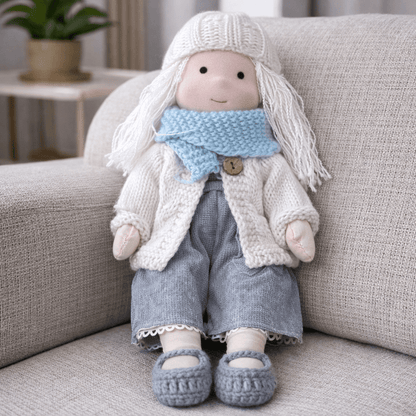 Handmade Waldorf Doll — Cotton & Plush Creative Play Toy 3