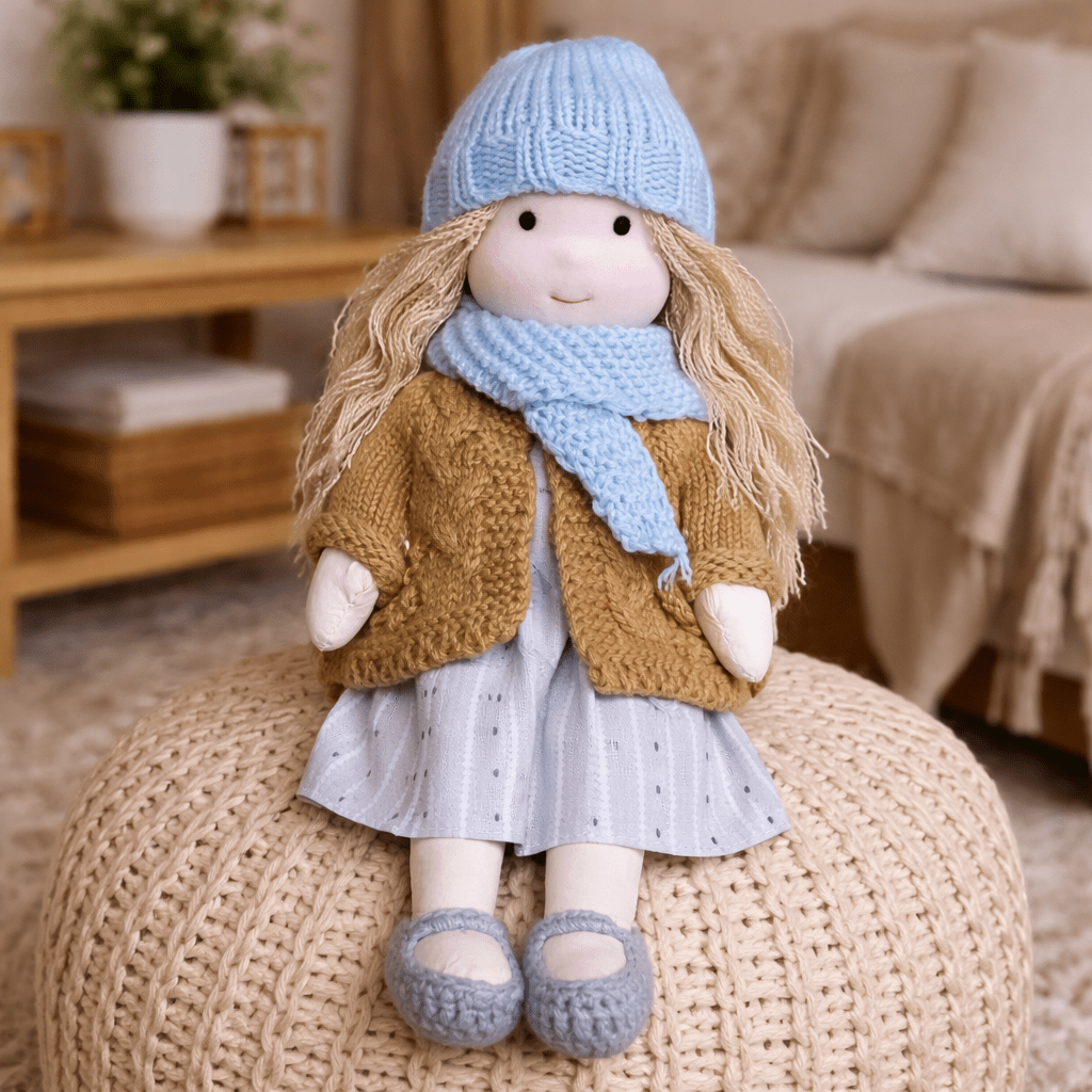 Handmade Waldorf Doll — Cotton & Plush Creative Play Toy 5