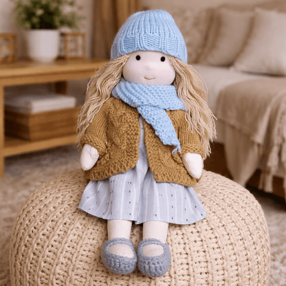 Handmade Waldorf Doll — Cotton & Plush Creative Play Toy 5