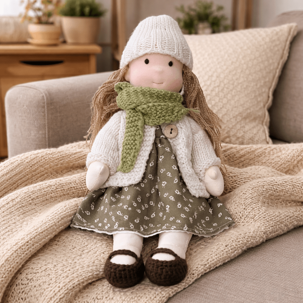 Handmade Waldorf Doll — Cotton & Plush Creative Play Toy 6