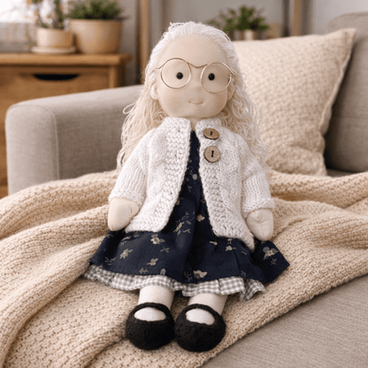 Handmade Waldorf Doll — Cotton & Plush Creative Play Toy 7