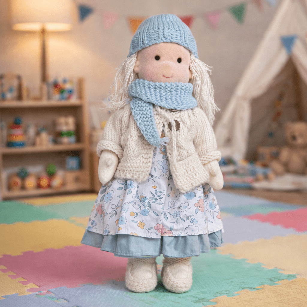 Handmade Waldorf Doll — Cotton & Plush Creative Play Toy 1