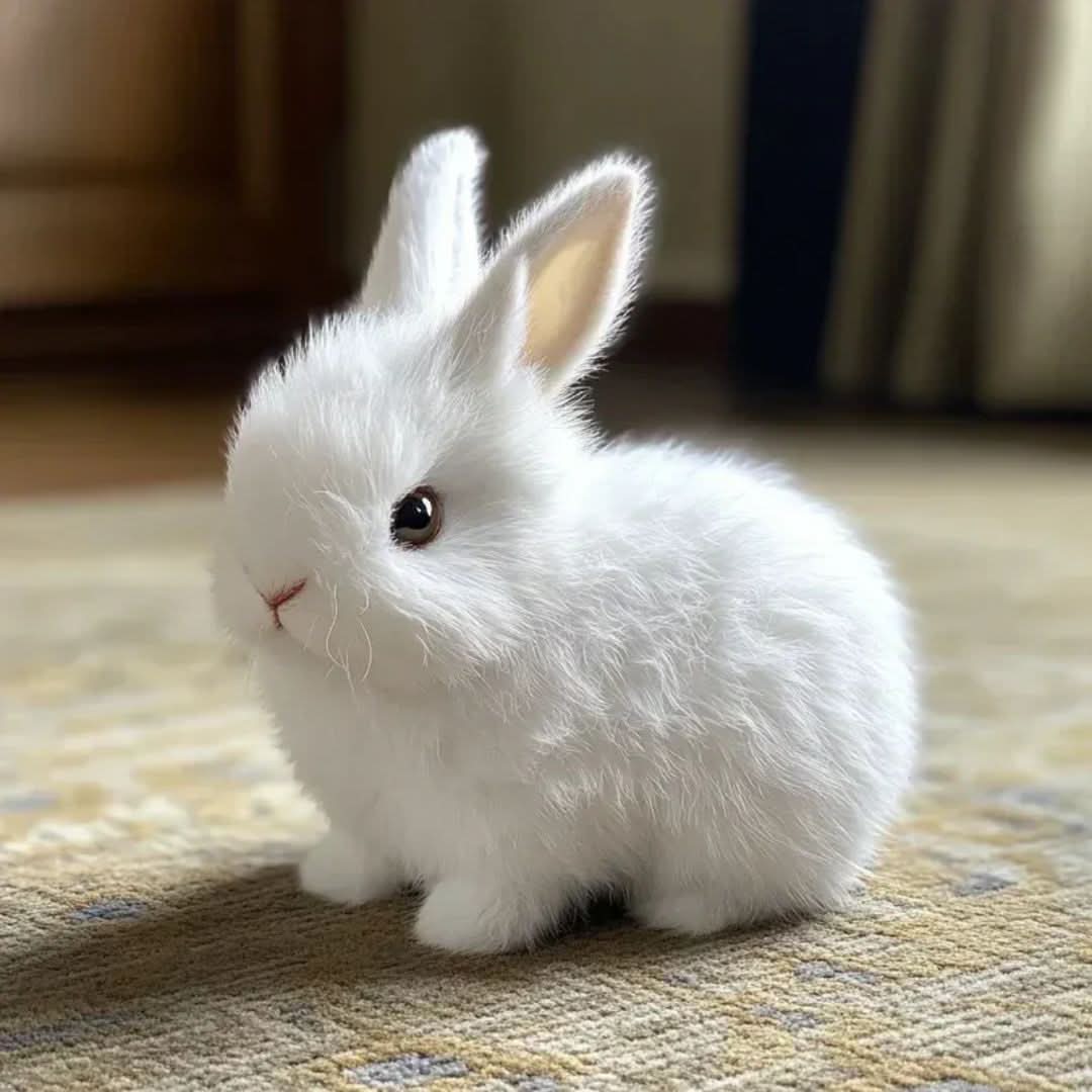 Interactive Plush Bunny Toy — Realistic Movements & Sounds 3