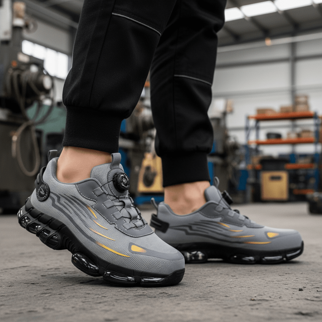 Orthopedic Safety Work Shoes — Wide Toe Cap & Slip-Resistant 1