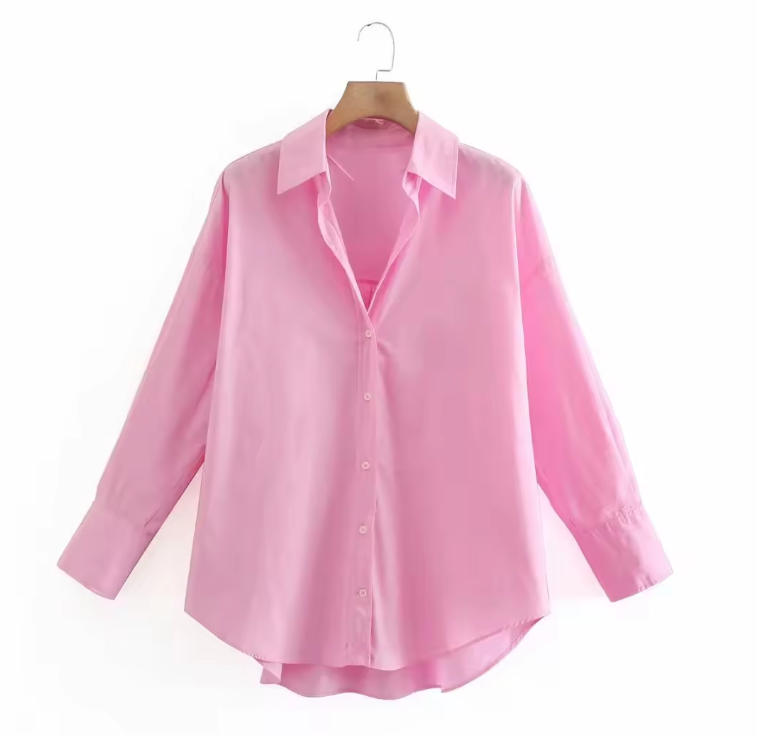 Oversized Elegance Blouse for Women — Relaxed Button-Up Shirt 5