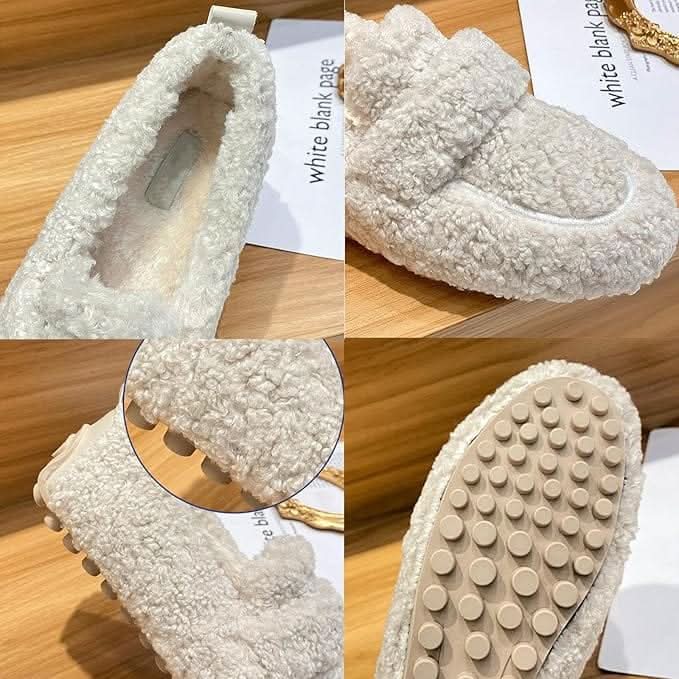 Plush Winter Slippers — Non-Slip Sole & Soft Lining 2