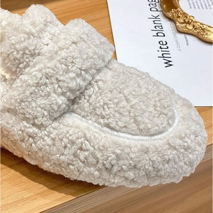 Plush Winter Slippers — Non-Slip Sole & Soft Lining 4