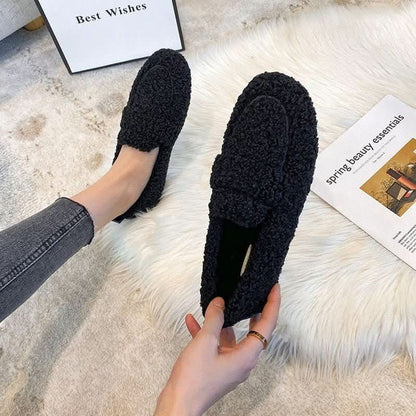 Plush Winter Slippers — Non-Slip Sole & Soft Lining 9