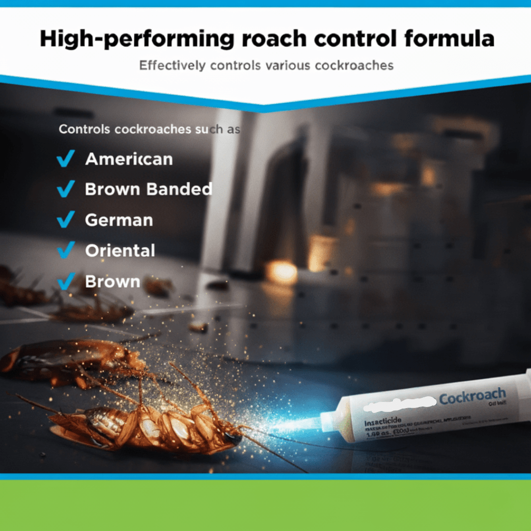 Cockroach Gel Bait Indoor & Outdoor — 30g Roach Killer 6