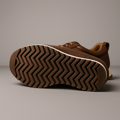 Savoni Leather Sneakers — Orthopedic Cushioned Sole 3