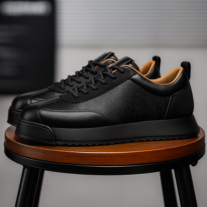 Savoni Leather Sneakers — Orthopedic Cushioned Sole 6