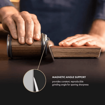 Rolling Knife Sharpener — Diamond Roller & Ceramic Disc 3