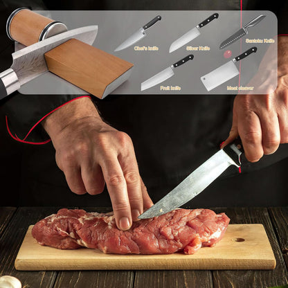Rolling Knife Sharpener — Diamond Roller & Ceramic Disc 9