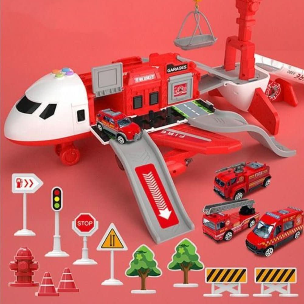 SkyQuest Airplane & Vehicle Playset — Creative Kids Toy Set 2