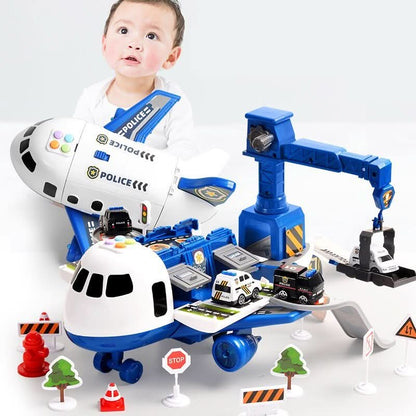 SkyQuest Airplane & Vehicle Playset — Creative Kids Toy Set 6