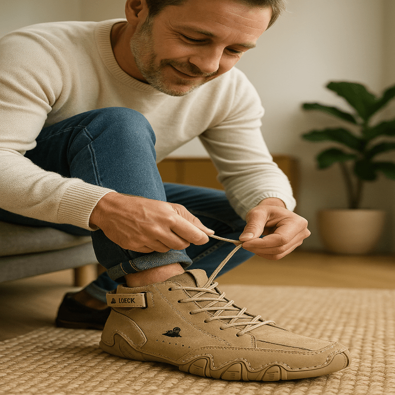 Waterproof Orthopedic Leather Shoes — Breathable & Slip-Resistant 2